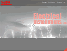 Tablet Screenshot of electricalinstallations.net